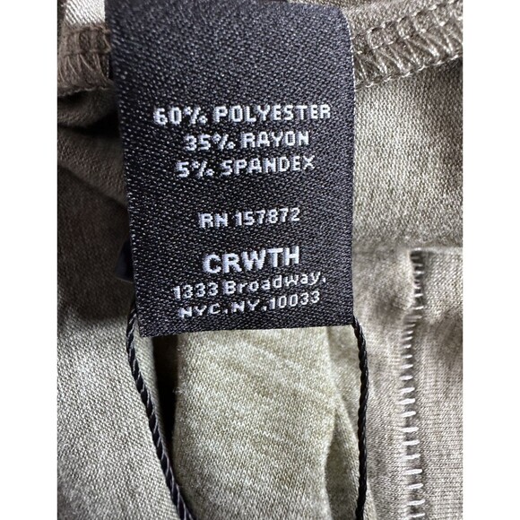 CRWTH Men's Regular-Fit Skull Logo-Print Placket Henley Long sleeve Shirt XL - Picture 8 of 8